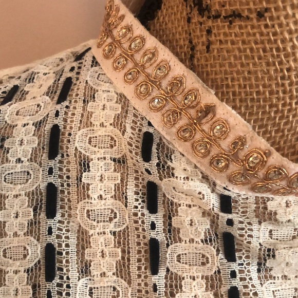 Free people New Romantics lace embellished top - Picture 3 of 10